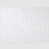 Whimsical Pastel Polka Dot Christmas Tree Tissuepapier (Voorkant)