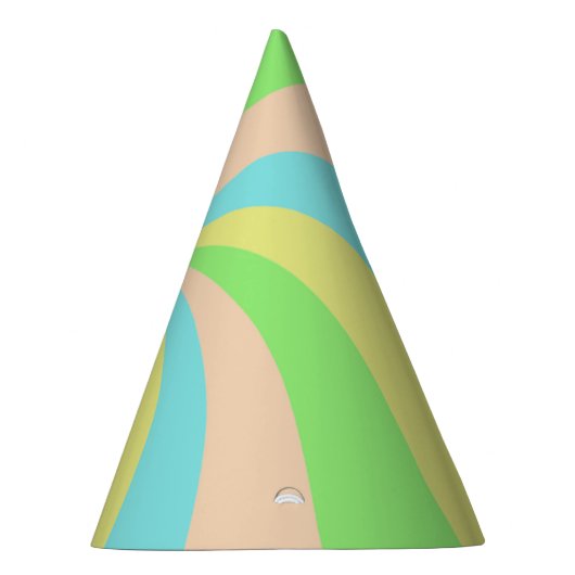 Whimsical pastel retro kind feesthoedjes (Rechts)