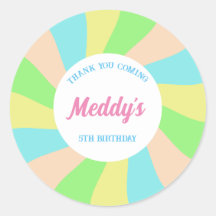 Whimsical pastel retro kind gewoonte