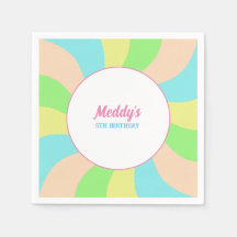 Whimsical pastel retro kind gewoonte