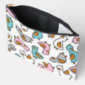 Whimsical Pastel Schattigee Cartoon Baby Eenden Etui (Open)