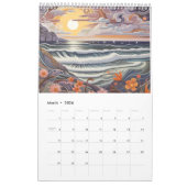 Whimsical Pastel Seaside Beach Kalender (Mar 2026)