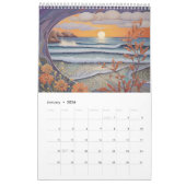 Whimsical Pastel Seaside Beach Kalender (Jan 2026)