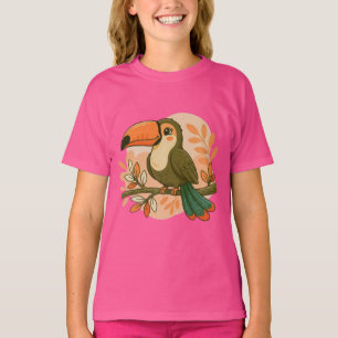 Whimsical Pastel Toekan T-shirt