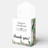 Whimsical Pastel Waterverf Wildflower Wedding Bedankdoosjes (Geopend)