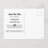 Whimsical Pastel Waterverf Wildflower Wedding Feestdagenkaart (Achterkant)