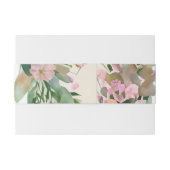 Whimsical Pastel Waterverf Wildflower Wedding Uitnodigingen Wikkel (Achterkant Voorbeeld)