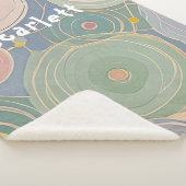 Whimsical Pastel Whirls Sherpa Deken (3/4)