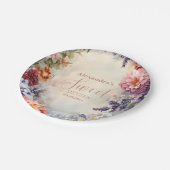 Whimsical Pastel Wildflowers Sweet 16 Papieren Bordje (Gekanteld)