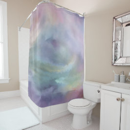 Whimsical Pastels | Dromerige gedempte regenboogmo Douchegordijn