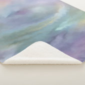 Whimsical Pastels | Dromerige gedempte regenboogmo Sherpa Deken (3/4)