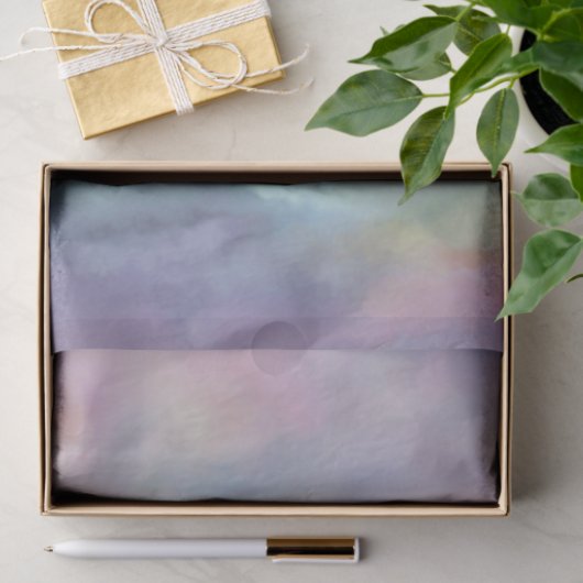 Whimsical Pastels | Dromerige gedempte regenboogmo Tissuepapier (Geschenk)