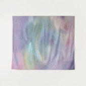 Whimsical Pastels | Dromerige gedempte regenboogmo Wandkleed (Voorkant (horizontaal))