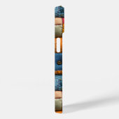 Whimsical Patchwork Quilt Patroon: kleurrijk ontwe Case-Mate iPhone Case (Achterkant / Rechts)