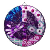 Whimsical Peace Sign Regulation Dartboard w/Darts Dartbord (Voorkant)