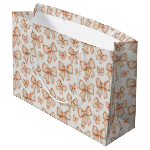 Whimsical Peach Coquette Strikers Nieuwe Babyborre Groot Cadeauzakje
