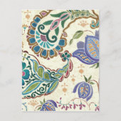 Whimsical Peacock Briefkaart (Voorkant)