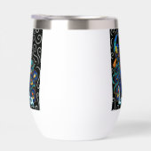 Whimsical Peacock Chalk Pastel Bird gepersonalisee (Rechts)