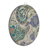 Whimsical Peacock Dartbord (Voorkant Links)