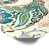 Whimsical Peacock Poster (Hoek)