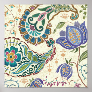 Whimsical Peacock Poster