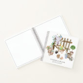 Whimsical Personalized Gardening Journal Notitieboek (Binnen)