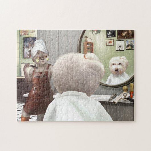 Whimsical Pet Barber Shop Legpuzzel (Horizontaal)