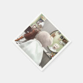 Whimsical Pet Barber Shop Servet (Hoek)
