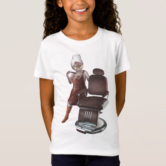 Whimsical Pet Barber Shop T-shirt (Voorkant)