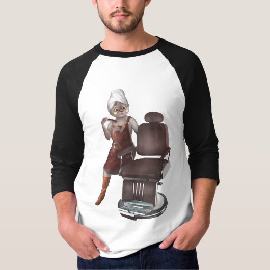 Whimsical Pet Barber Shop T-shirt (Voorkant)