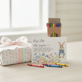 Whimsical Peter Rabbit Baby’s First Art Supplies   Informatiekaartje