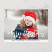 whimsical photomerry briefkaart voor kerstmis (Voorkant)
