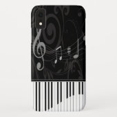 Whimsical Piano en Musical Notes Case-Mate iPhone Case (Achterkant)