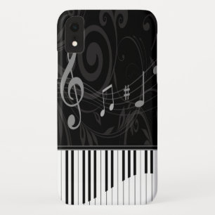 Whimsical Piano en Musical Notes Case-Mate iPhone Case