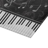 Whimsical Piano en Musical Notes Snijplank (Hoek)