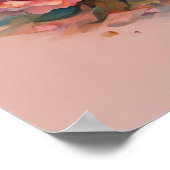Whimsical Piano in Bloom Poster (Hoek)