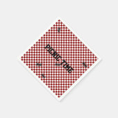 Whimsical Picknick Ants Aangepaste Servetten (Hoek)