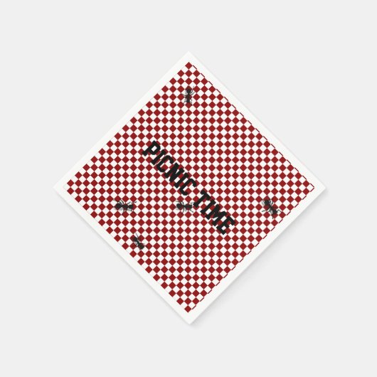 Whimsical Picknick Ants Aangepaste Servetten (Hoek)