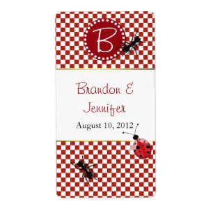 Whimsical Picknick Mini Wijnlabels Etiket