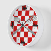 Whimsical Picnic Kitchen Wall klok (Hoek)