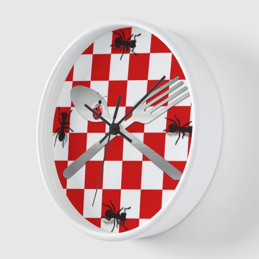 Whimsical Picnic Kitchen Wall klok (Hoek)