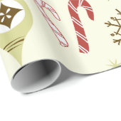 Whimsical-pictogrammen Gift Wrap Cadeaupapier (Rol Hoek)