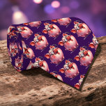 Whimsical Pig Custom Necktie Tie Stropdas<br><div class="desc">A unique and eye-catching necktie featuring a charming pig design. Perfect for adding a touch of personality and fun to any outfit. Ideal for those who appreciate quirky,  one-of-a-kind accessories.</div>