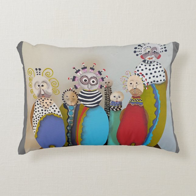Whimsical Pillow Accent Kussen (Voorkant)
