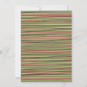 Whimsical Pine Branch Rustic Script Holiday Party Kaart (Achterkant)