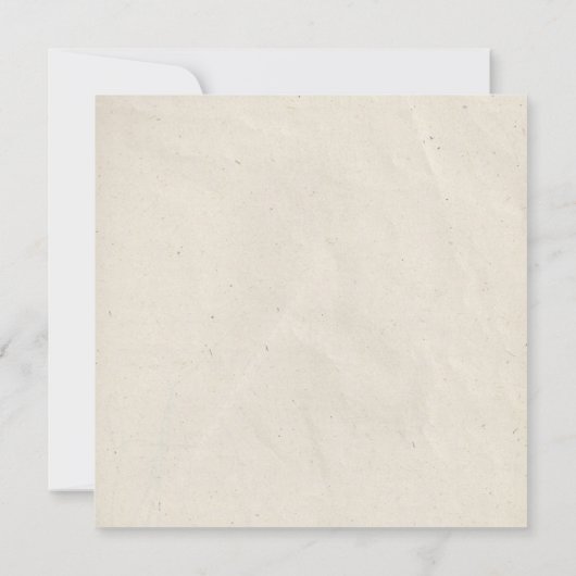 Whimsical Pine Cone Wedding Invitations Kaart (Achterkant)