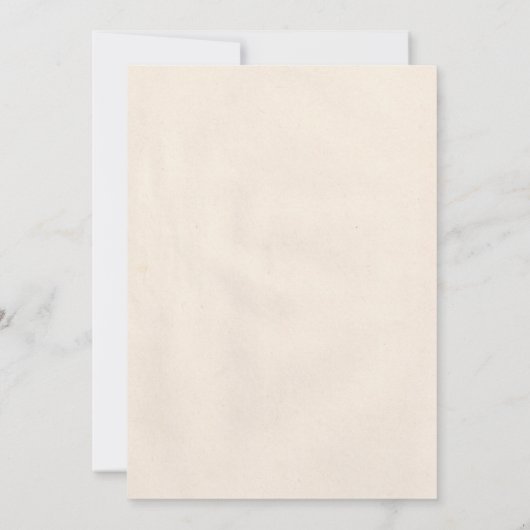 Whimsical Pine Cones Wedding Invitting Kaart (Achterkant)