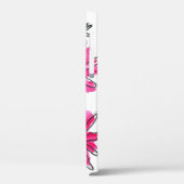 Whimsical Pink and White Flowers Case-Mate iPhone Case (Achterkant / Links)