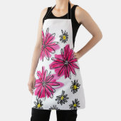 Whimsical Pink and White Flowers Schort (Insitu)