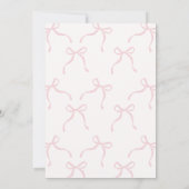 Whimsical Pink Ballerina Two Tu Schattige 2e verja Kaart (Achterkant)